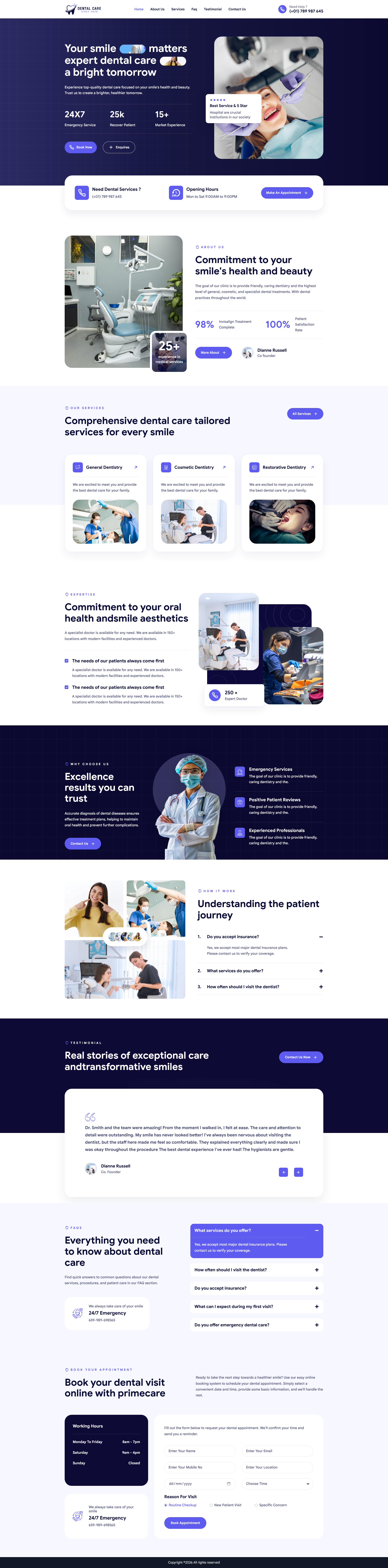 dental appointment demo