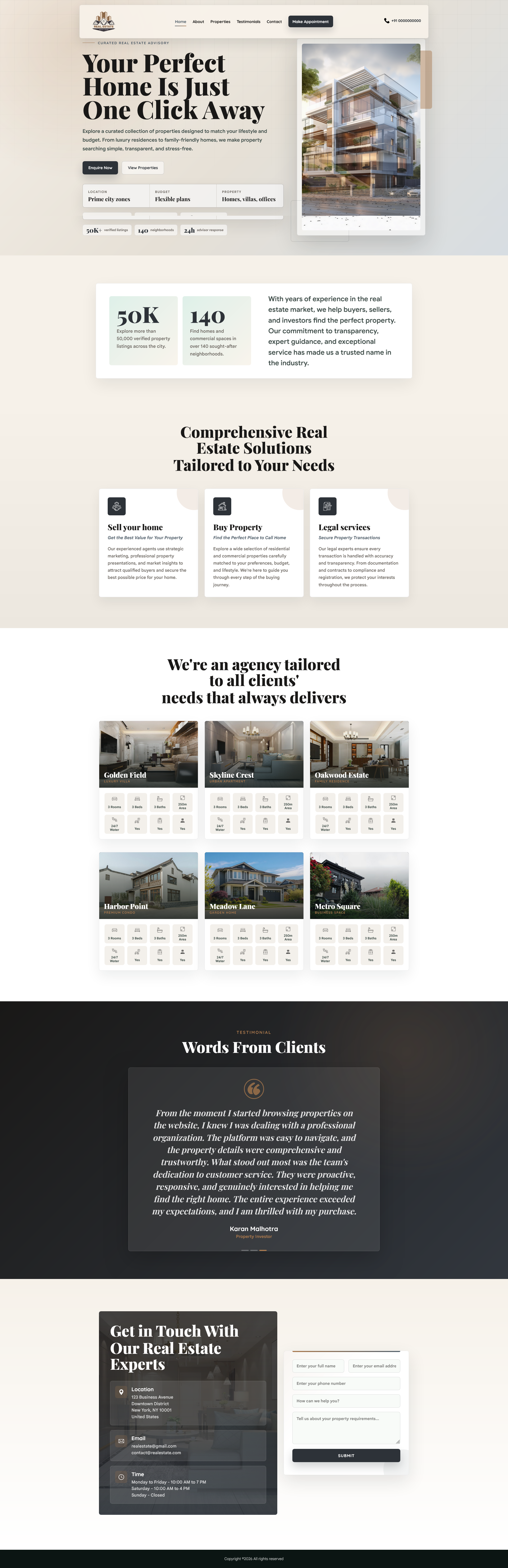 Real estate demo